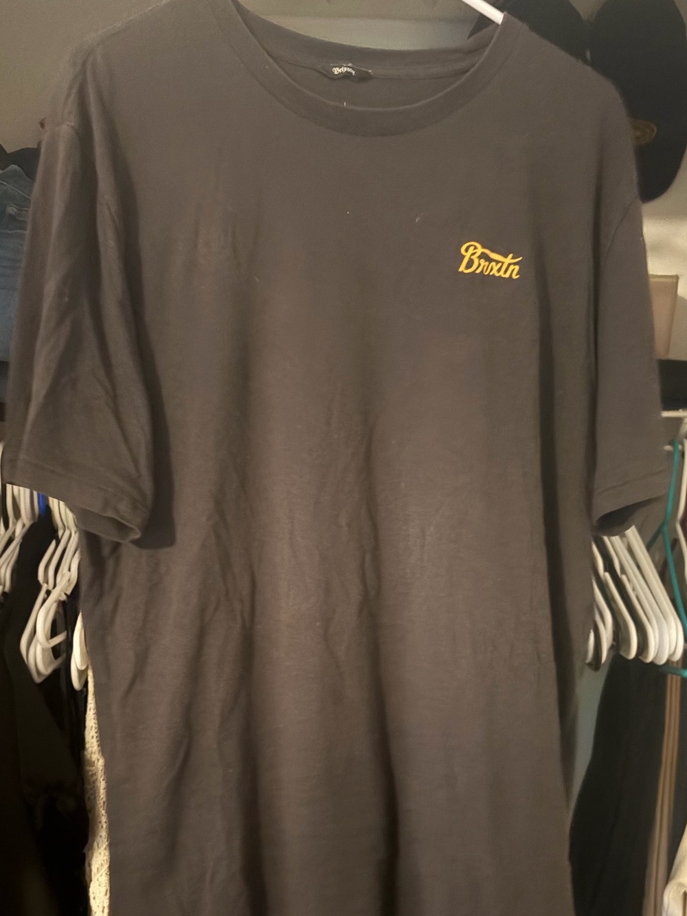 Brixton Men's Black Short-Sleeve Crewneck T-Shirt